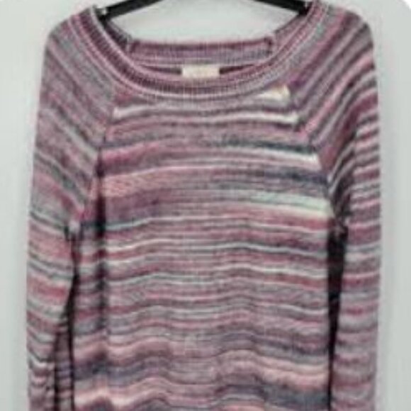 NWOT LOFT Striped Crewneck Sweater - Picture 5 of 5
